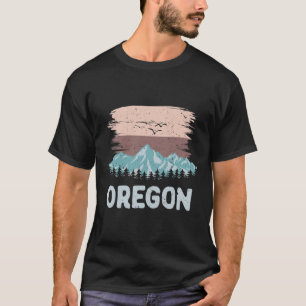 Camiseta Vintage Esqui Óregon Snowboarding Montanh