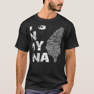 Camiseta Vintage Está No Meu DNA Taiwan Mapa Da Impressão D