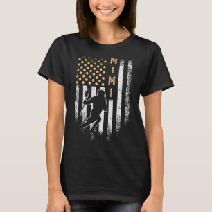 Camiseta Vintage Estados Unidos Flag Proud Lacrosse Mimi La