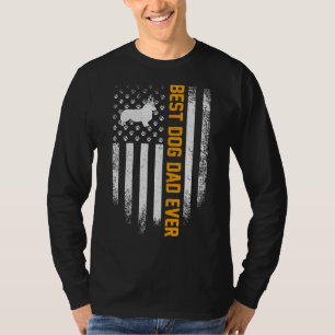 Camiseta Vintage Estados Unidos Melhor Pai De Cachorro Wels