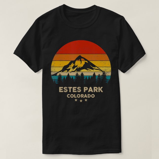 Camiseta Vintage Estes Park Retro Souvenir (Frente do Design)