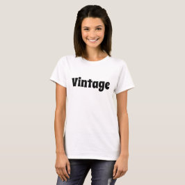 Camiseta Vintage estilo feminino VINTAGE