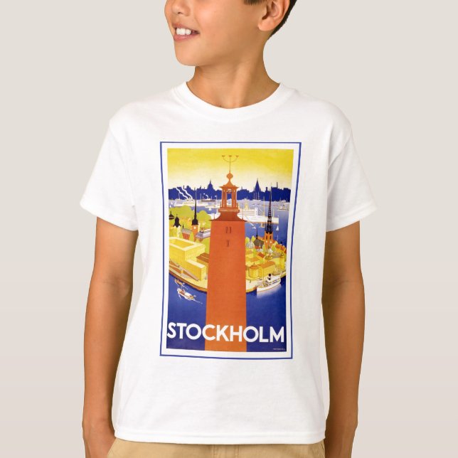Camiseta Vintage Estocolmo Suecia (Frente)