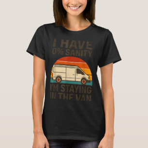Camiseta Vintage Estou Ficando Na Van Engraçado Phasmophobi