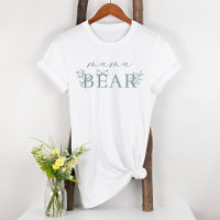 Vintage Eterno Floral Blue Maternity Mama Bear
