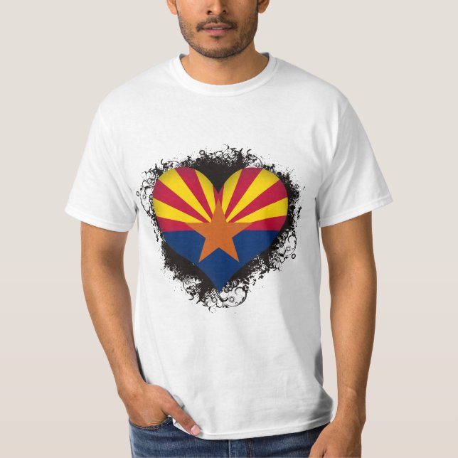 Camiseta Vintage eu amo a arizona (Frente)