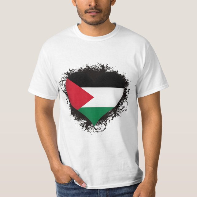 Camiseta Vintage eu amo Palestina (Frente)