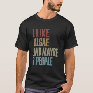 Camiseta Vintage Eu Gosto de Algas E Talvez 3 Pessoas Phyco