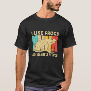 Camiseta Vintage Eu Gosto De Sapos Retro Amphiban Lake Anim