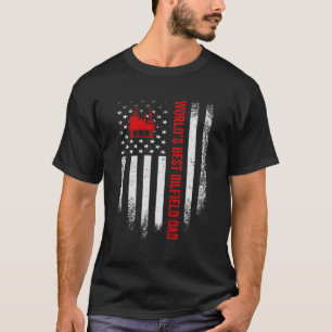 Camiseta Vintage Eua Flag World'S Best Oilfield En