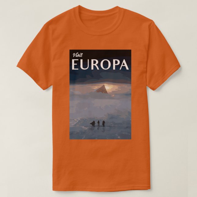 Camiseta Vintage Europa Turismo Adverte (Frente do Design)