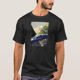 Camiseta Vintage Europe Rail Viagem