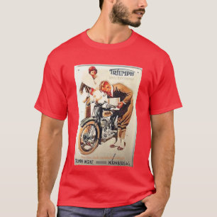 Camiseta "Vintage - European Motorcycle Ad"