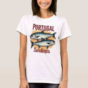 Camiseta Vintage European Portugal Sardine Market Tee