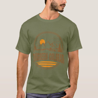 Camiseta Vintage Evergreen Colorado Mountain Hiking Impress