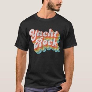 Camiseta Vintage Fade Yacht Rock Party Boat Bebendo