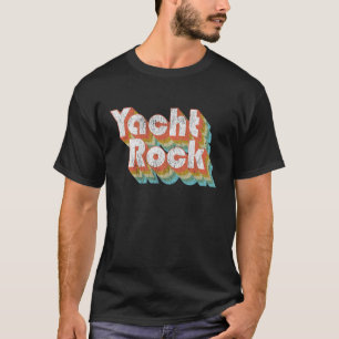 Camiseta Vintage Fade Yacht Rock Party Boat Bebendo