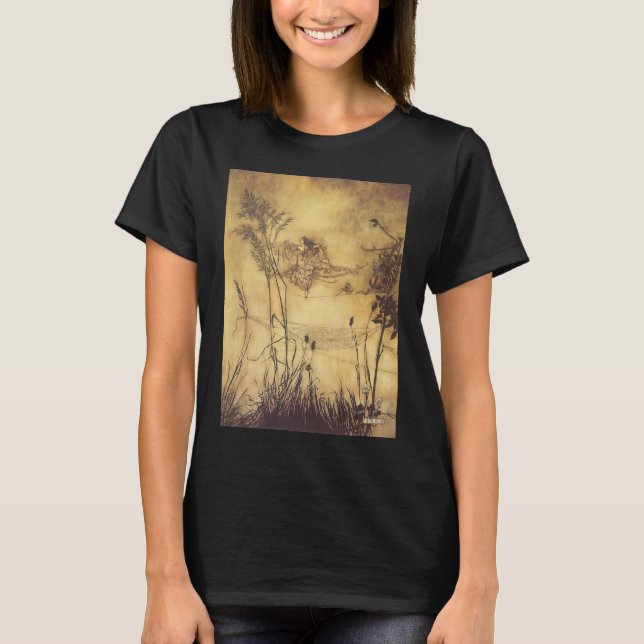 Camiseta Vintage Fairy Tale, Fada's Tightrope de Rackham (Frente)
