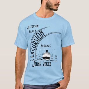Camiseta Vintage Family Reunion Cruise Destination
