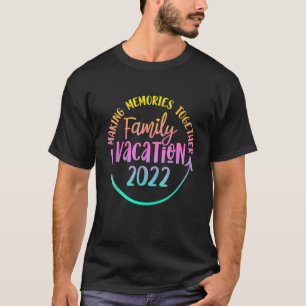 Camiseta Vintage Family Trip Summer Vacation Beach 2022
