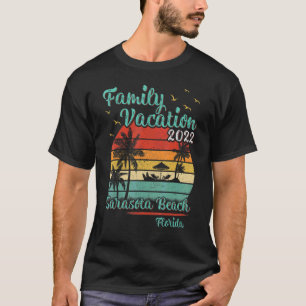 Camiseta Vintage Family Vacation 2022 Florida Sarasota Beac
