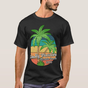 Camiseta Vintage Family Vacation 2023 Florida Beach