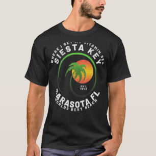 Camiseta Vintage Family Vacation Viagem Florida Siesta Key
