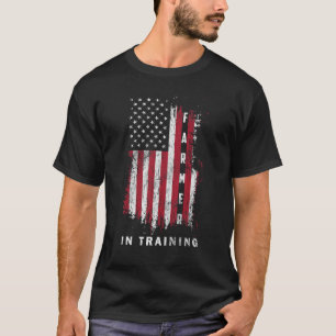 Camiseta Vintage Farmer em Treinamento EUA Bandeira Fazenda