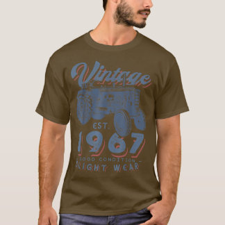 Camiseta Vintage Farmer Tractor established 1967 55th Birth