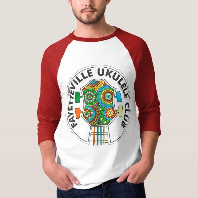 Camiseta Vintage Fayetteville Ukulele Club (Frente)