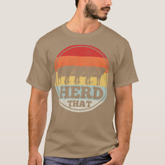 Camiseta Vintage, fazendeiro de vacas 1