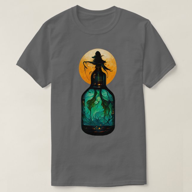 Camiseta Vintage feia bruxa bruxa malvada char lua (Frente do Design)
