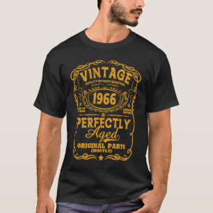 Camiseta Vintage Feita Em 1966 56º Aniversário