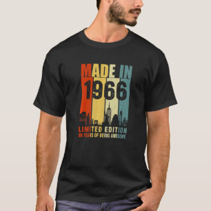 Camiseta Vintage Feita Em 1966, 56 Anos Sendo Incrível