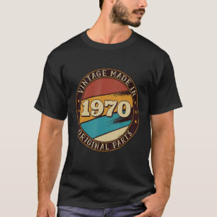 Camiseta Vintage Feita Em 1970, 70.