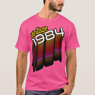 Camiseta Vintage feita em 1984 com presente de aniversário