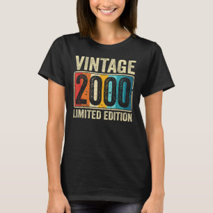 Camiseta Vintage Feita Em 2000, Presentes De 23 Anos, Retro