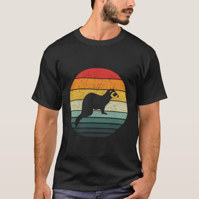 Camiseta Vintage Ferret Retro Tee (Frente)