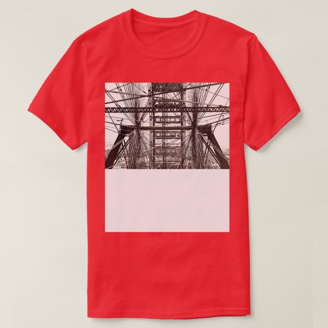 Camiseta Vintage Ferris Wheel (Frente do Design)