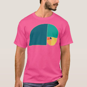 Camiseta Vintage Fibonacci Espiral