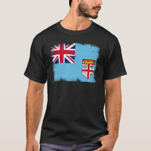 Camiseta Vintage Fiji Flag Fijian Independence Day