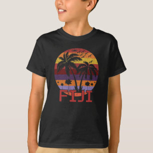 Camiseta Vintage Fiji Summer Beach Viagem