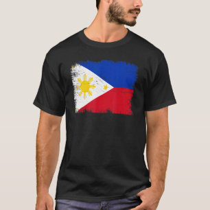Camiseta Vintage Filipinas Bandeira Filipinas Independência