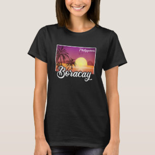 Camiseta Vintage Filipinas Férias Viagem da Ásia Boracay