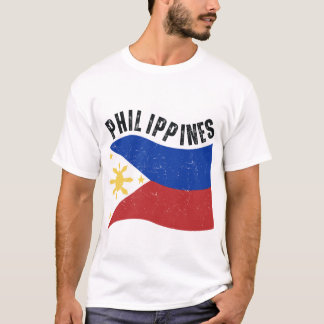 Camiseta Vintage Filipinas Flag Pride Edition