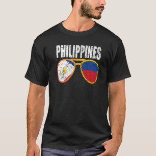 Camiseta Vintage Filipinas, sinalizador filipino, orgulho f
