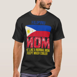 Camiseta Vintage Filipino Mãe Filipinas Bandeira da Mãe