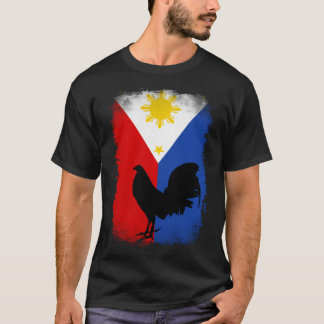 Camiseta Vintage Filipino Philippines flag game fowl rooste
