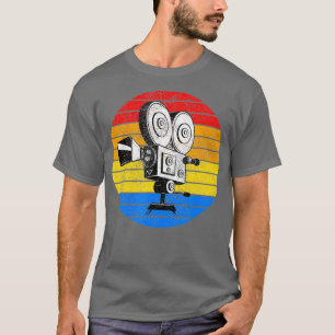 Camiseta Vintage Film Retro Camera 35mm 70mm Filme
