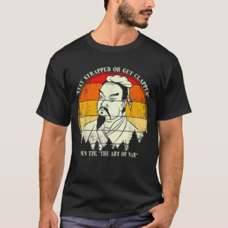 Camiseta Vintage Fique Amarrado Ou Seja Amarrado Engraçado 